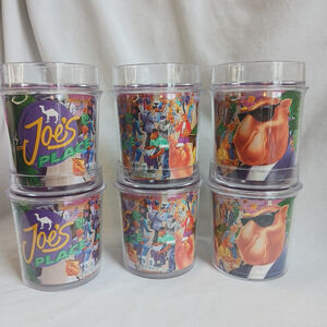 Vintage Joe's Place CAMEL Cigarettes 12oz Tumbler Cups Lot of 6